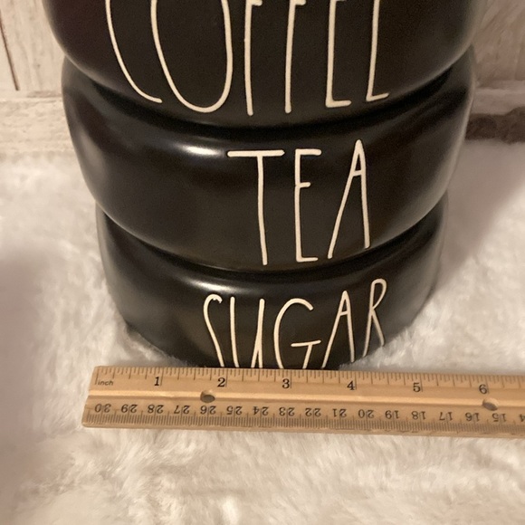 Rae Dunn Stacked Coffee, Tea and Sugar Canister - Picture 5 of 6